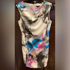 Ann Taylor Multicolor Sleeveless Dress